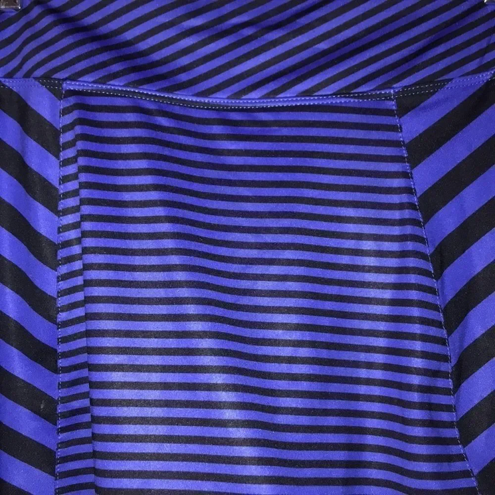 Riccardo Tisci x Nike Women's Black Blue Stripe Dri-Fit Golf Skort‎ Size Small